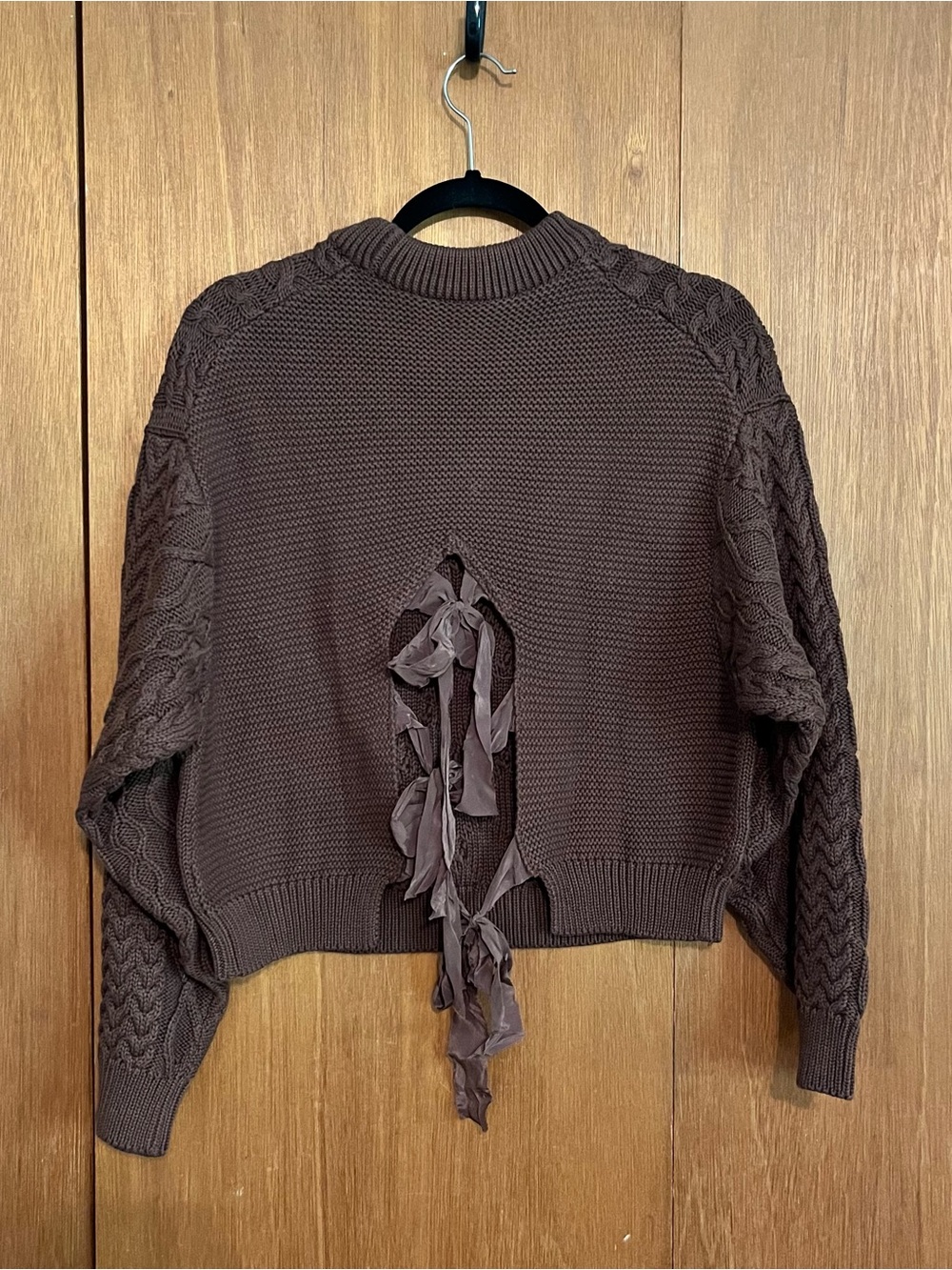 Chann Lu Cable Knit Sweater, NWT - Picture 5 of 5